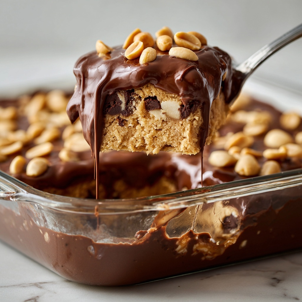 Peanut Butter Cup Dump Cake Recipe - Recipe Image
