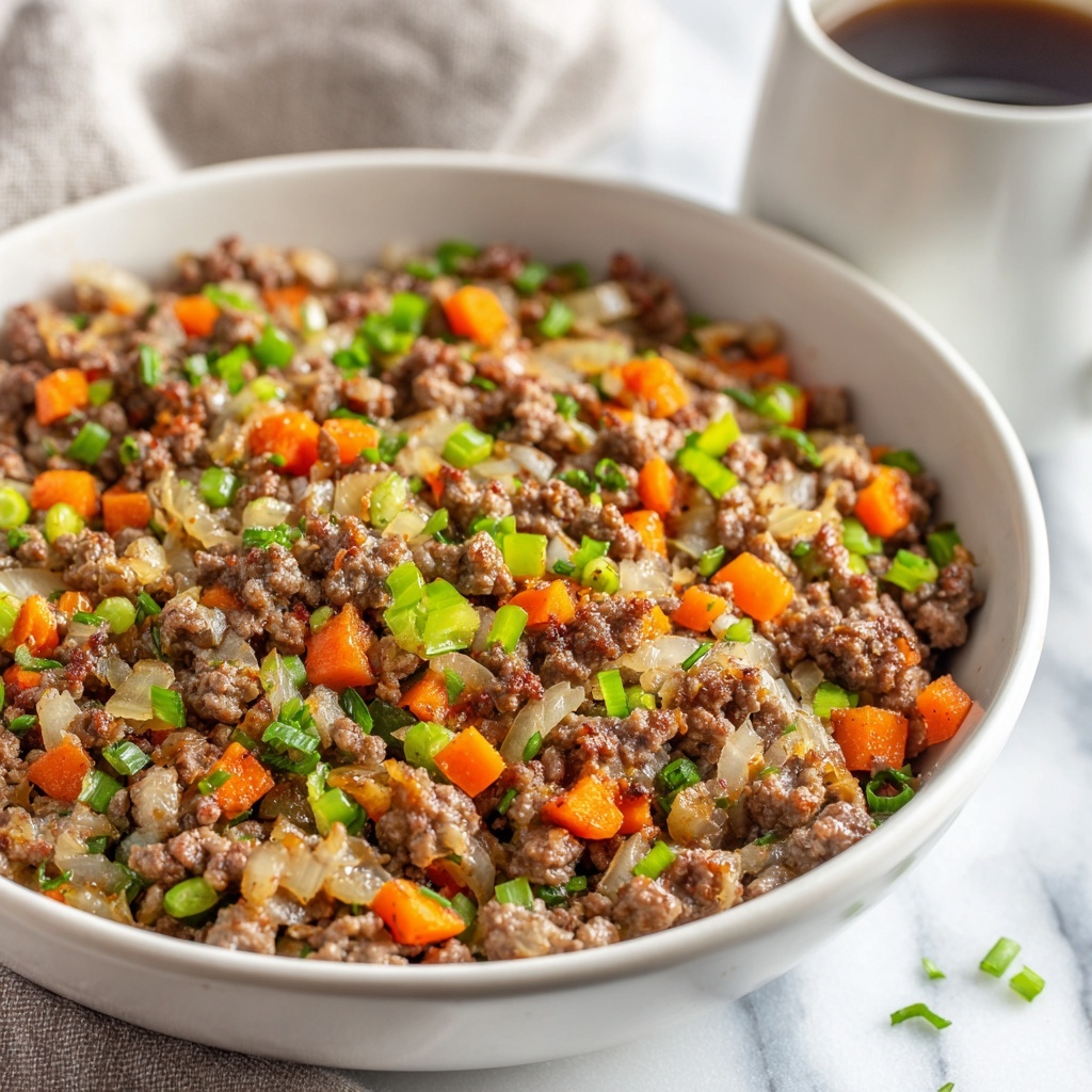 Cabbage and Ground Beef Skillet Recipe - Recipe Image
