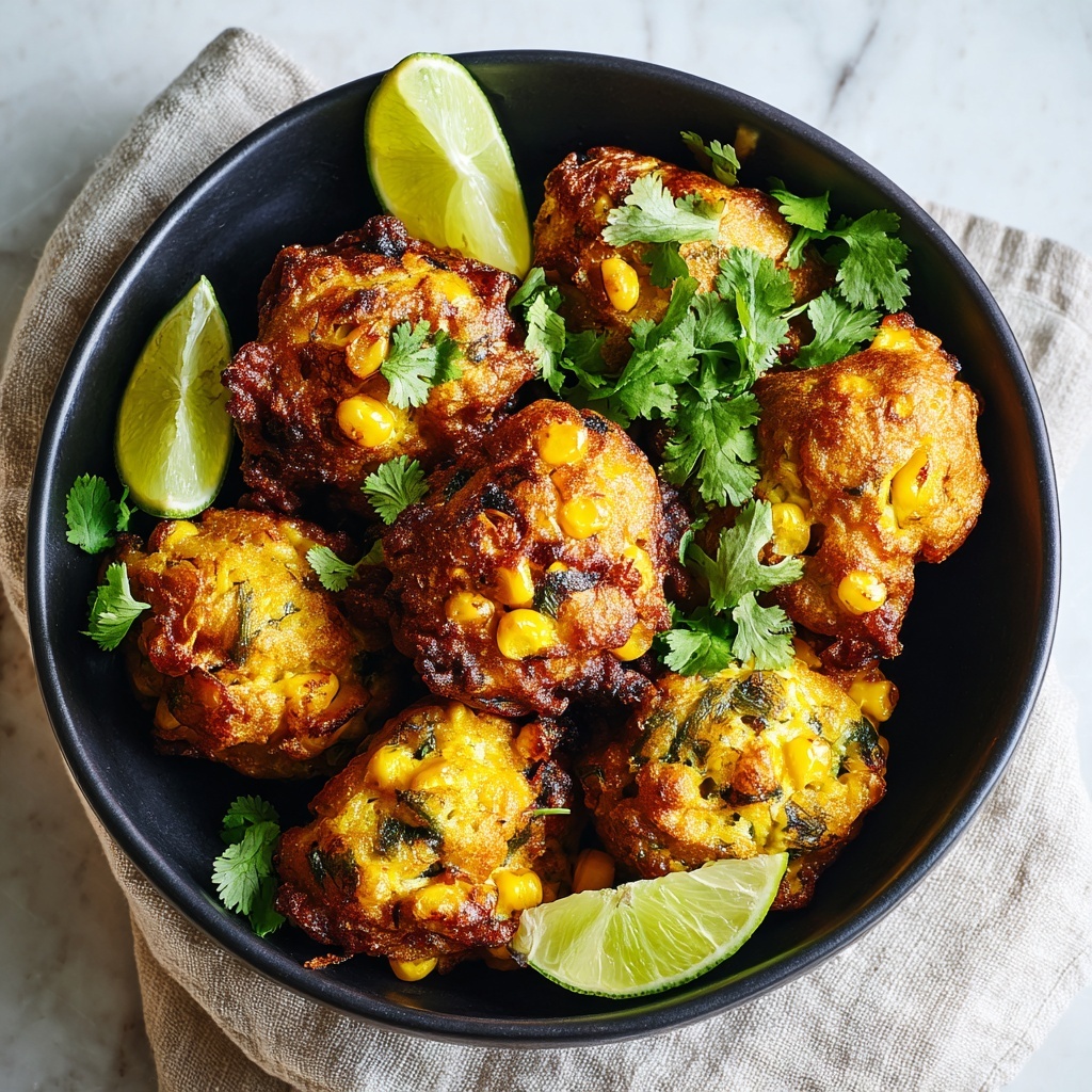 Mexican Street Corn Fritters Recipe - Recipe Image