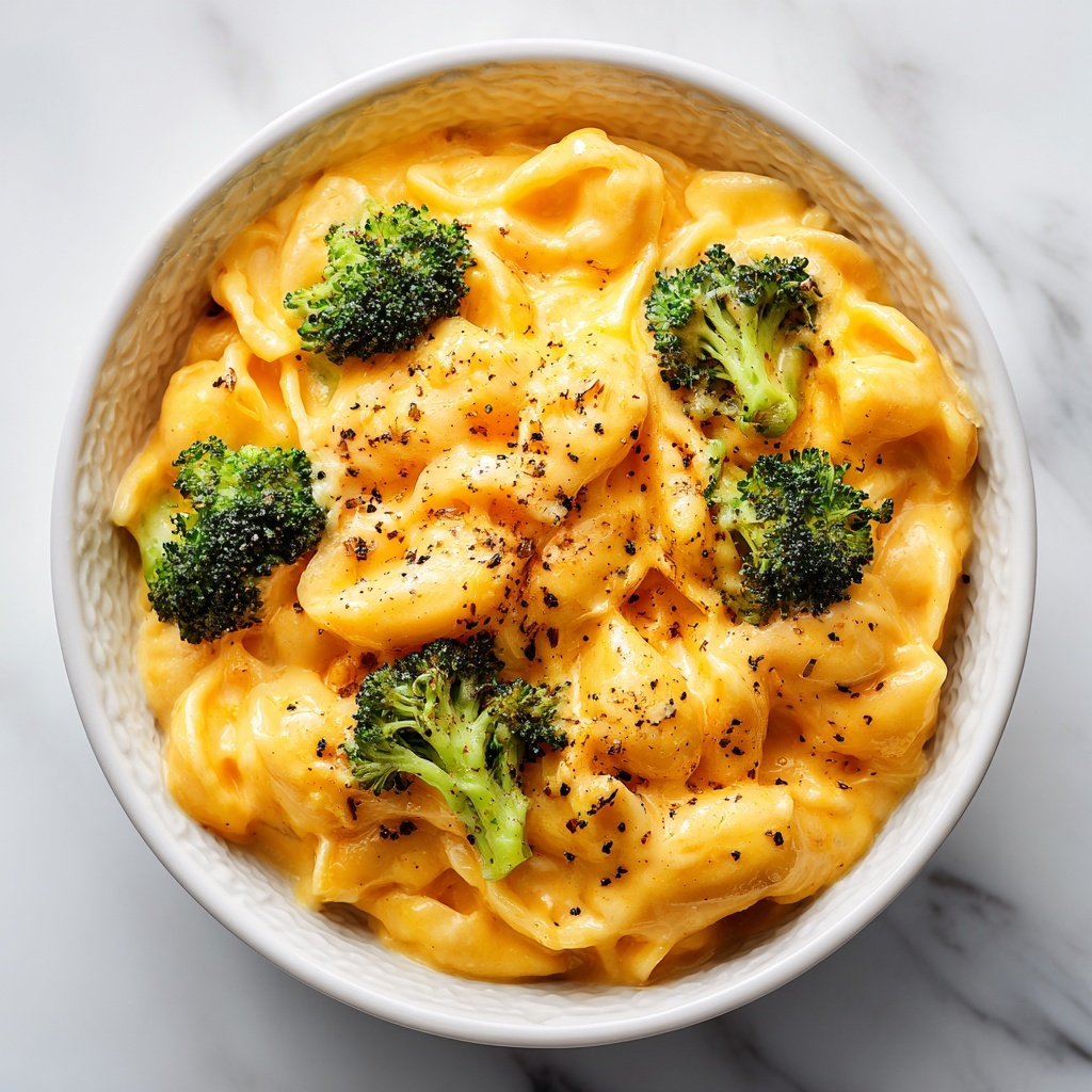 Creamy Broccoli Cheddar Orzo Recipe - Recipe Image