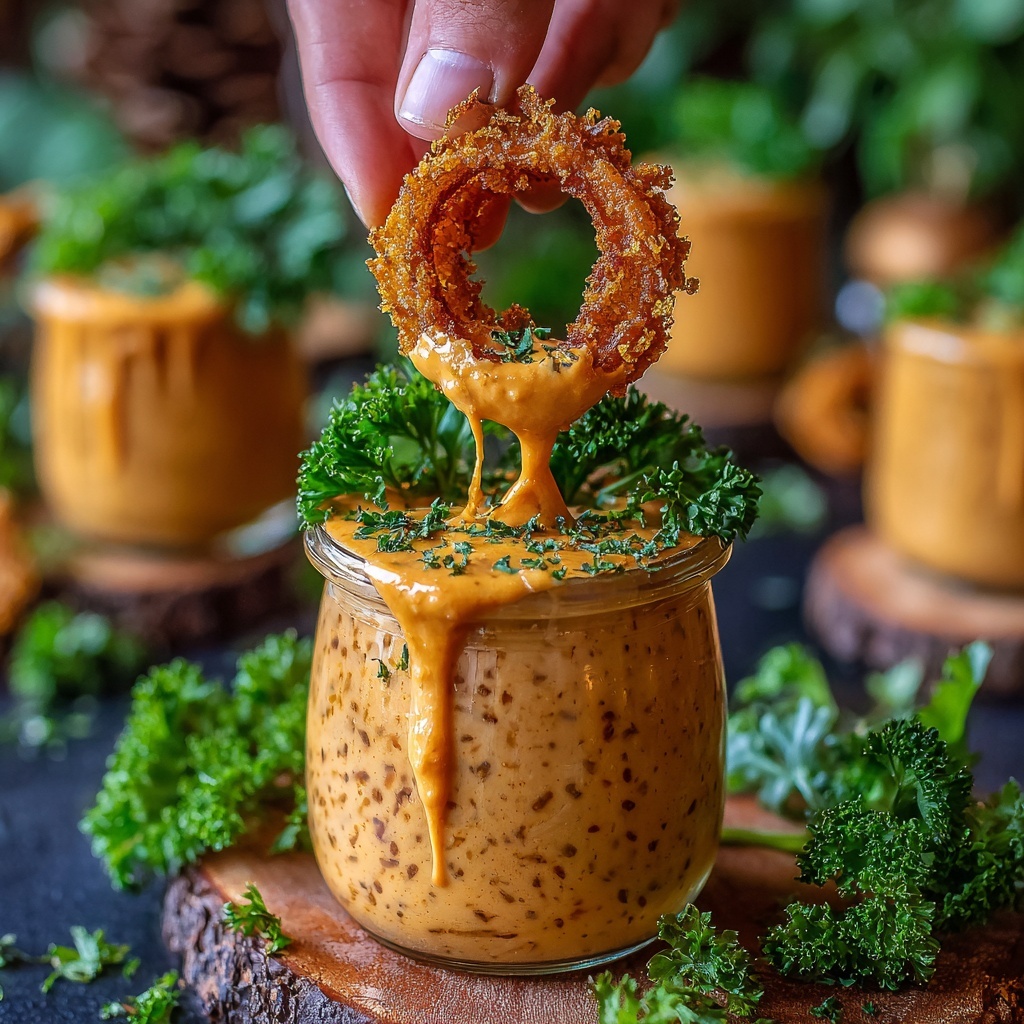 Blooming Onion Sauce: The Perfect Dip for Crispy Onion Rings and More Recipe - Recipe Image