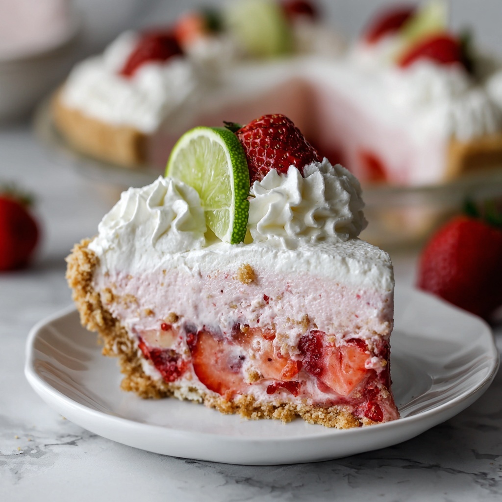 Frozen Strawberry Margarita Pie Recipe - Recipe Image