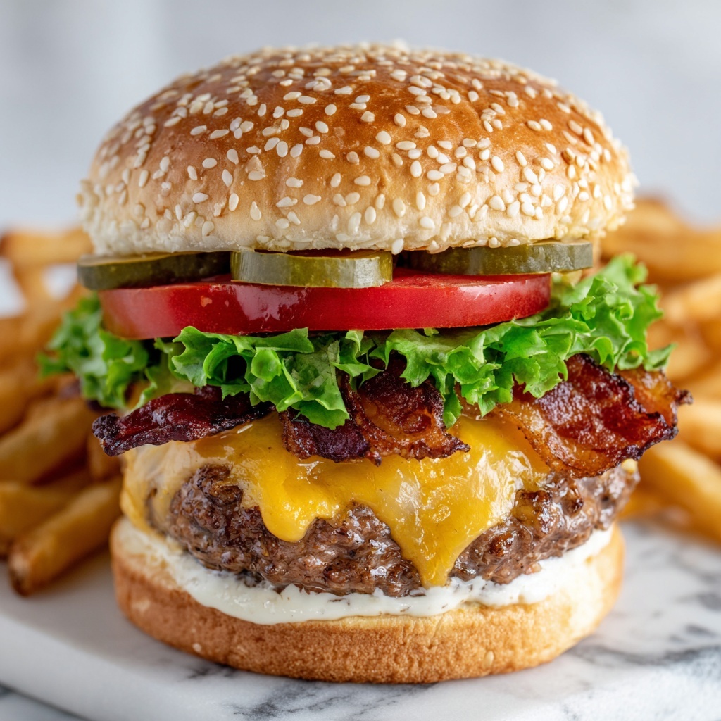 The BEST Air Fryer Hamburgers Recipe - Recipe Image