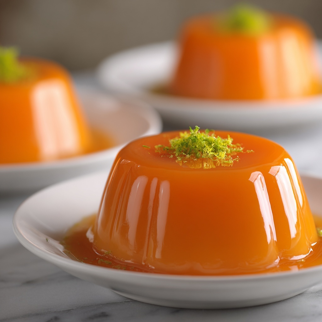 Dairy-Free Mango Panna Cotta with Coconut and Lime Recipe - Recipe Image