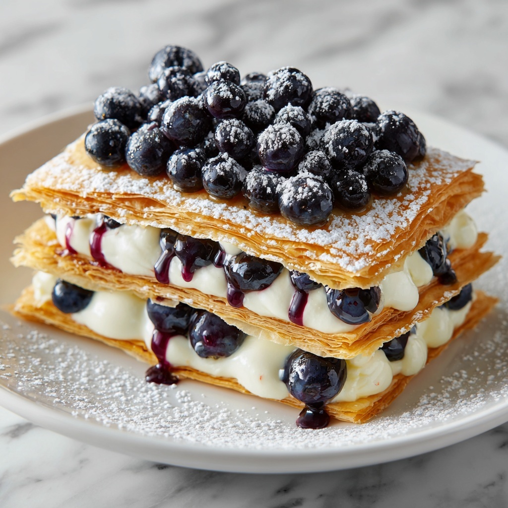White Chocolate Blueberry Lasagna Recipe - Recipe Image