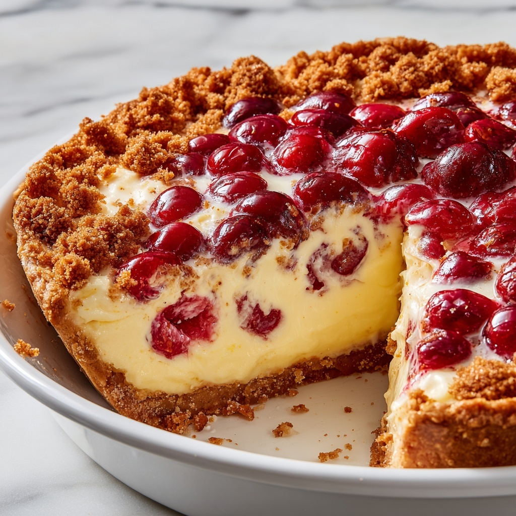 Rhubarb Sour Cream Pie Recipe - Recipe Image