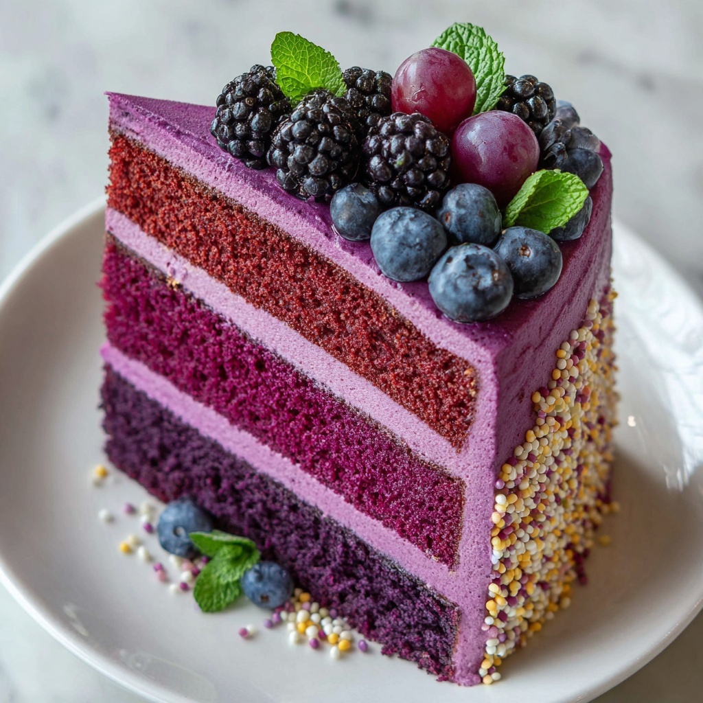 Purple Velvet Cake Recipe - Recipe Image