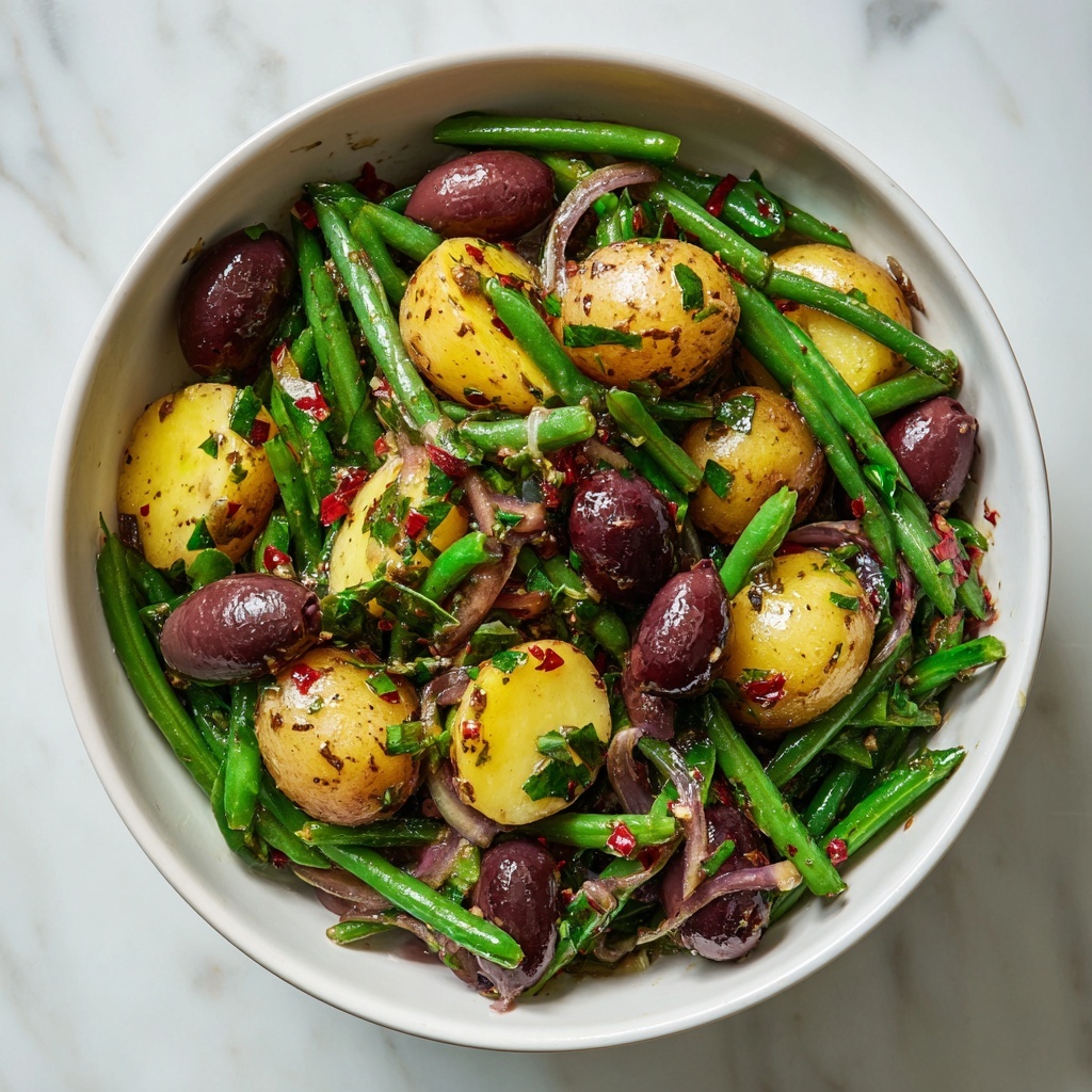 French-Style Potato and Green Bean Salad Recipe - Recipe Image