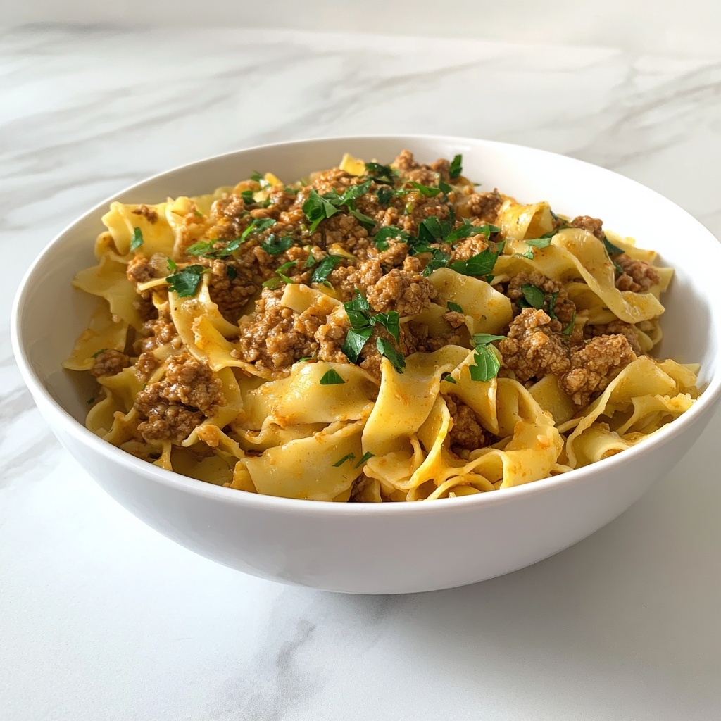 Easy Beef and Noodles Recipe - Recipe Image