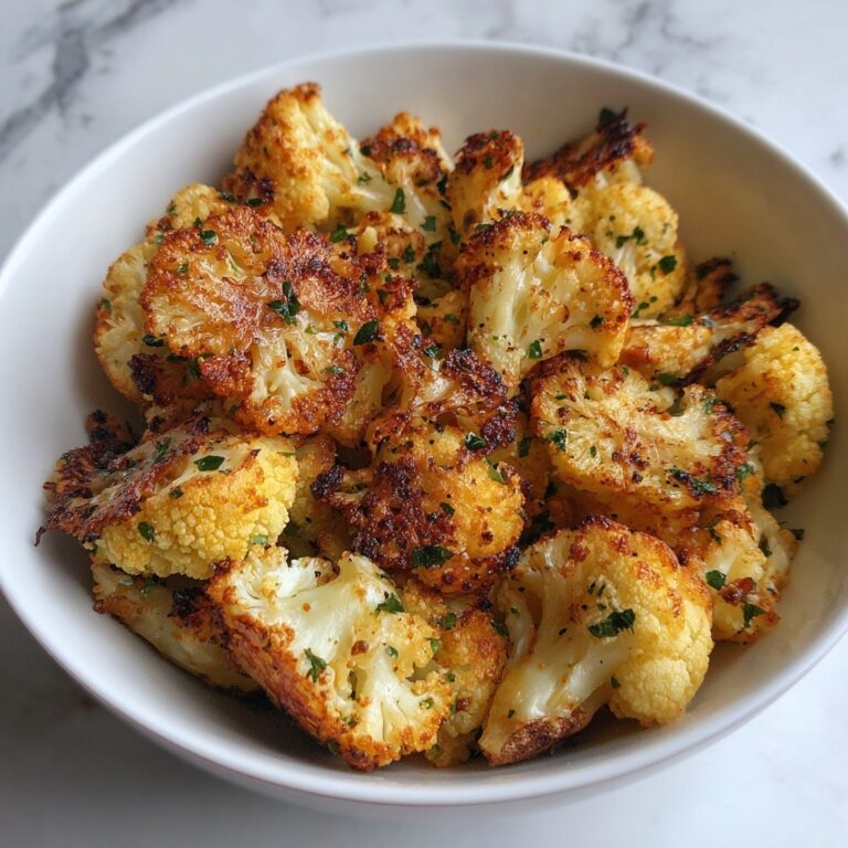 Parmesan Cauliflower Bites: Deliciously Healthy Snack Recipe