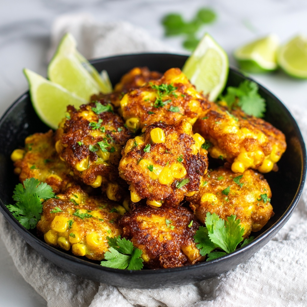 Mexican Street Corn Fritters Recipe - Recipe Image