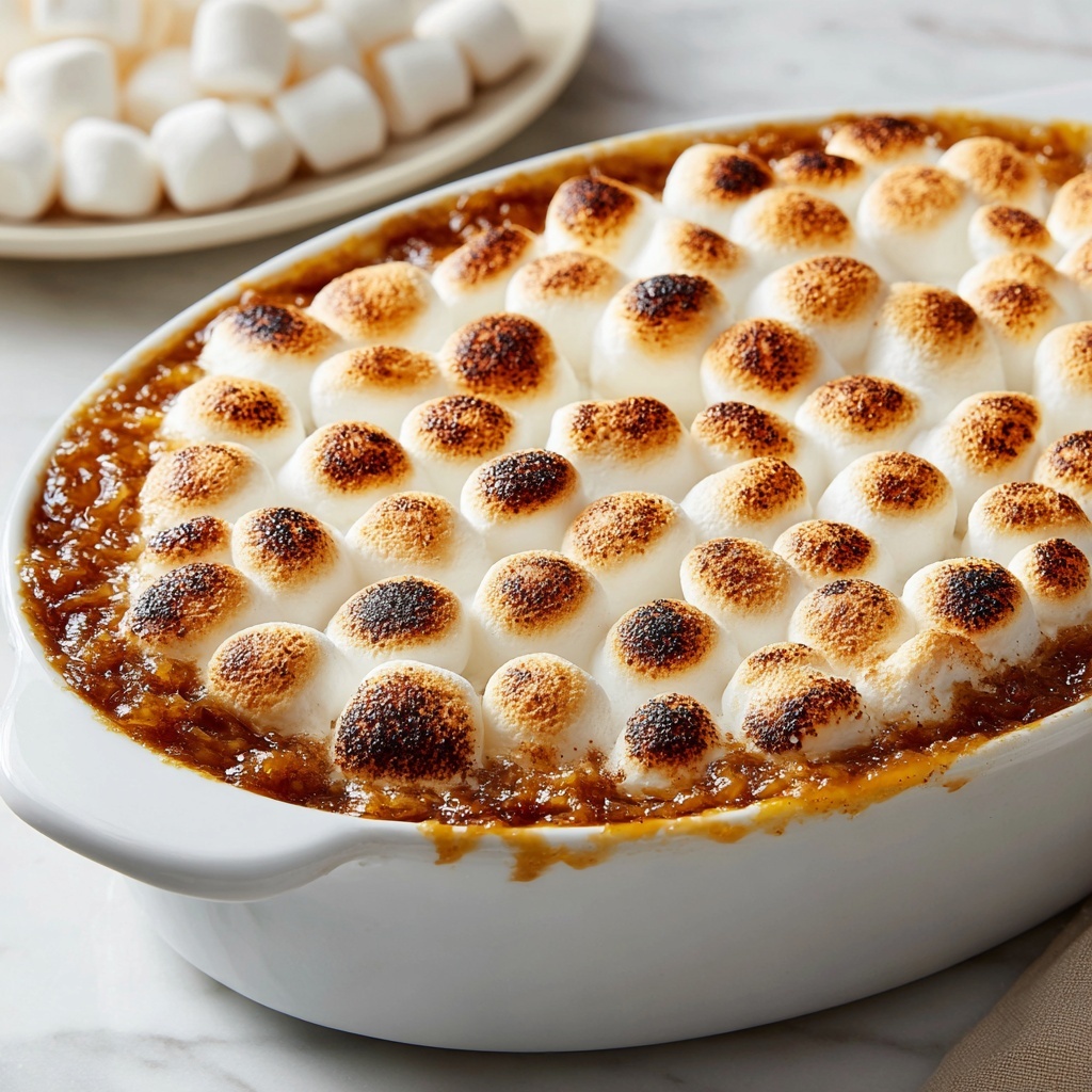 Sweet Potato Casserole with Marshmallow and Streusel Topping Recipe - Recipe Image