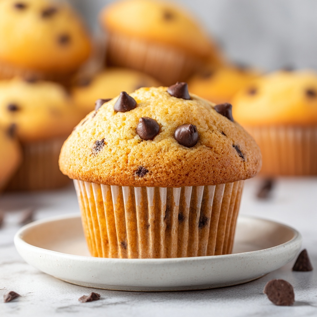 Easy Chocolate Chip Muffins Recipe - Recipe Image