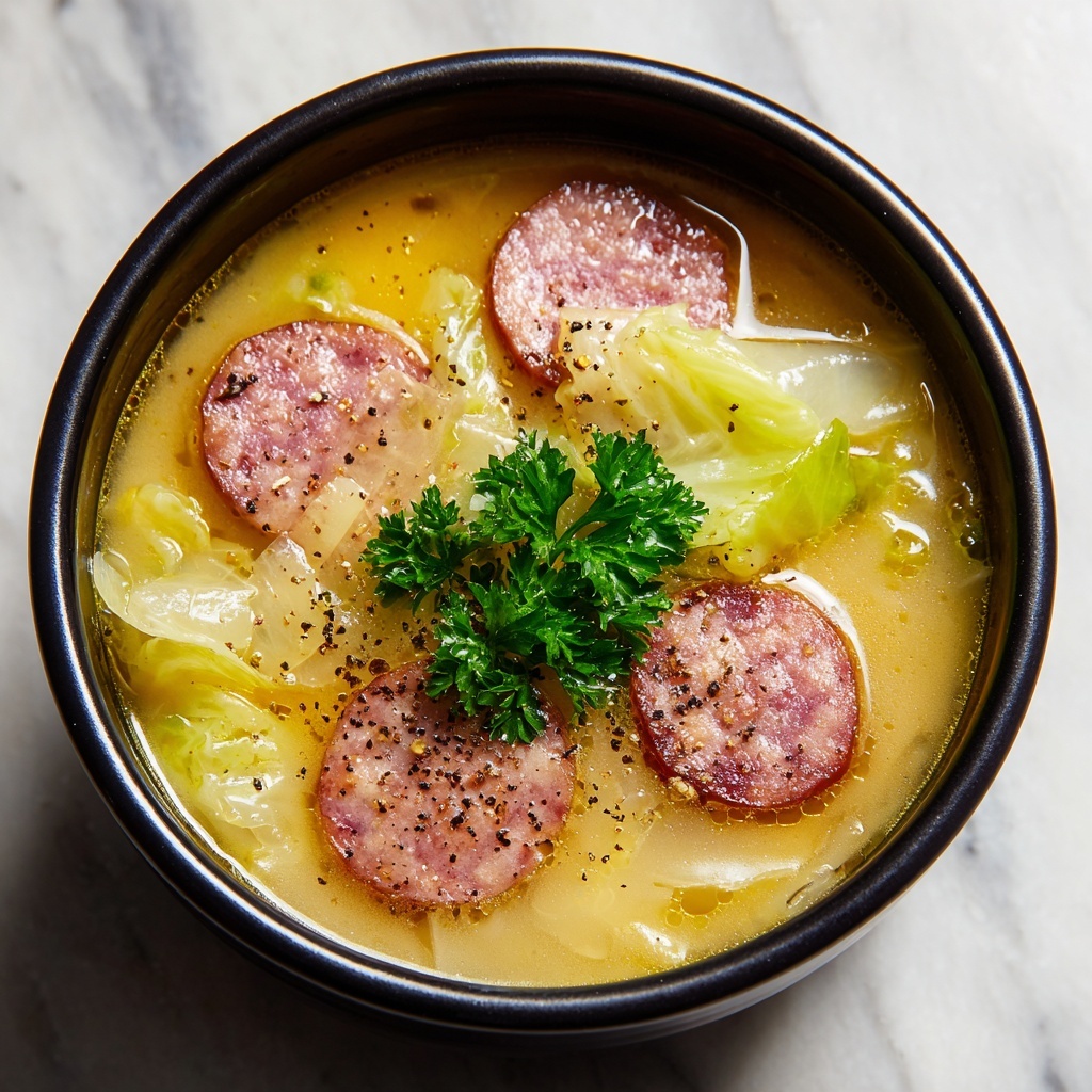 Kielbasa and Cabbage Soup Recipe - Recipe Image