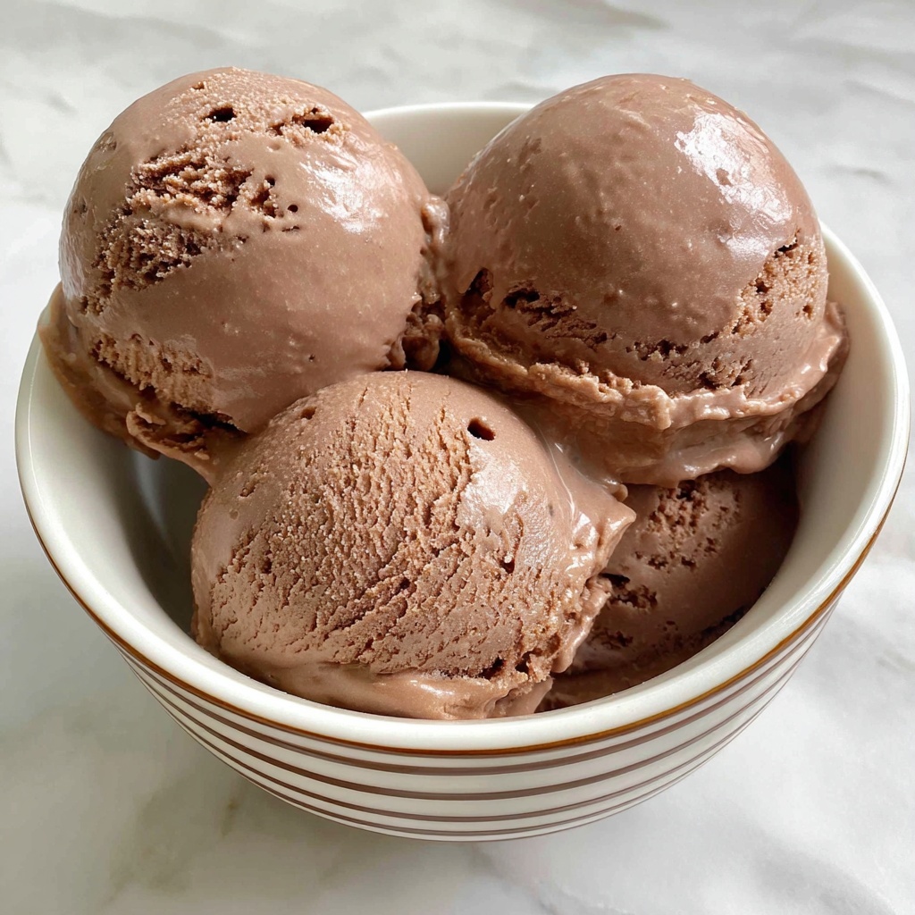 Creamy Frozen Chocolate Ice Cream Recipe - Recipe Image