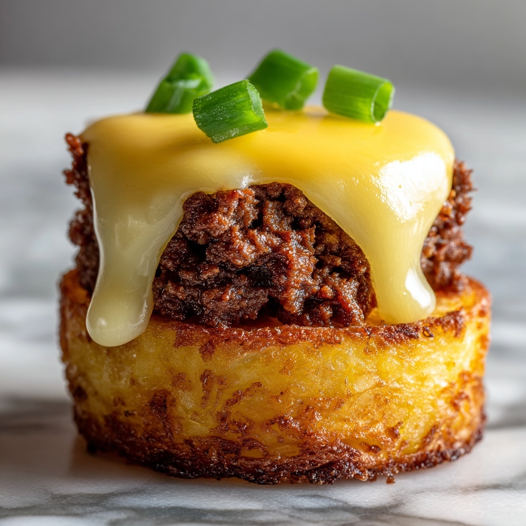 Cheeseburger Tater Tot Cups Recipe - Recipe Image