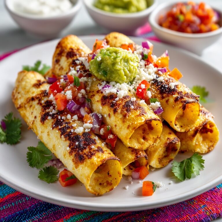 Baked Chicken Taquitos Recipe