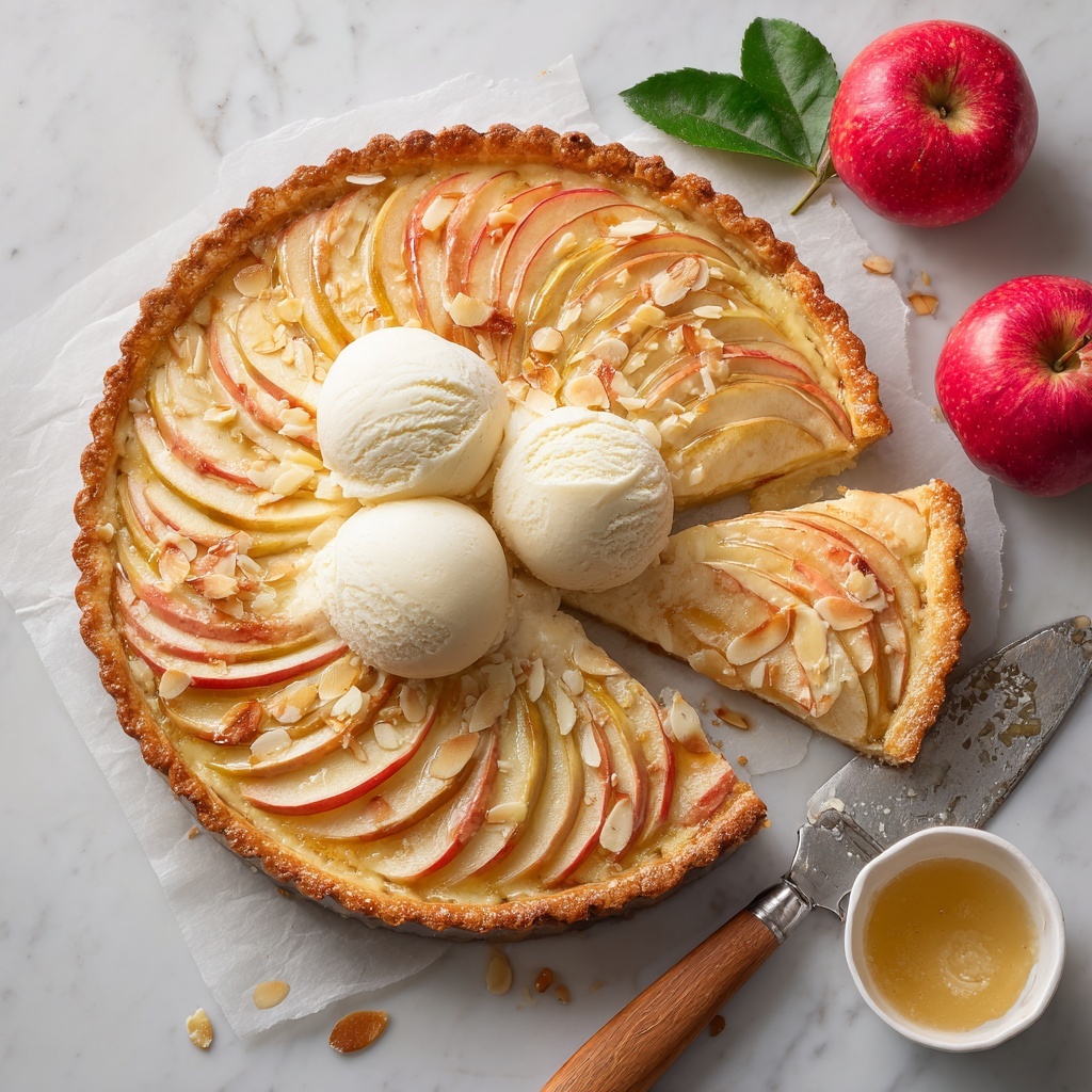 Vegan French Apple Tart with Frangipane Recipe - Recipe Image