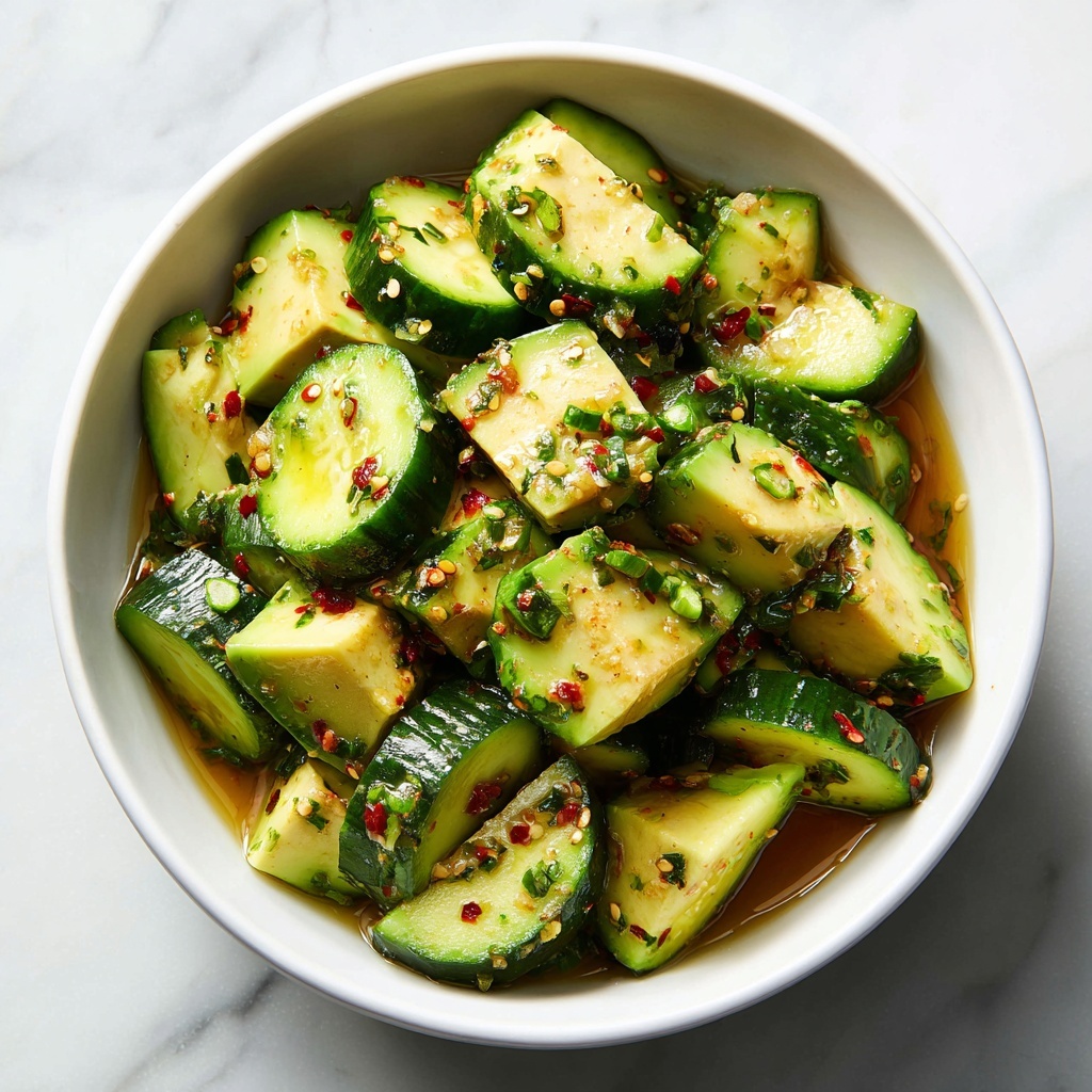 Easy Cucumber Avocado Salad Recipe - Recipe Image