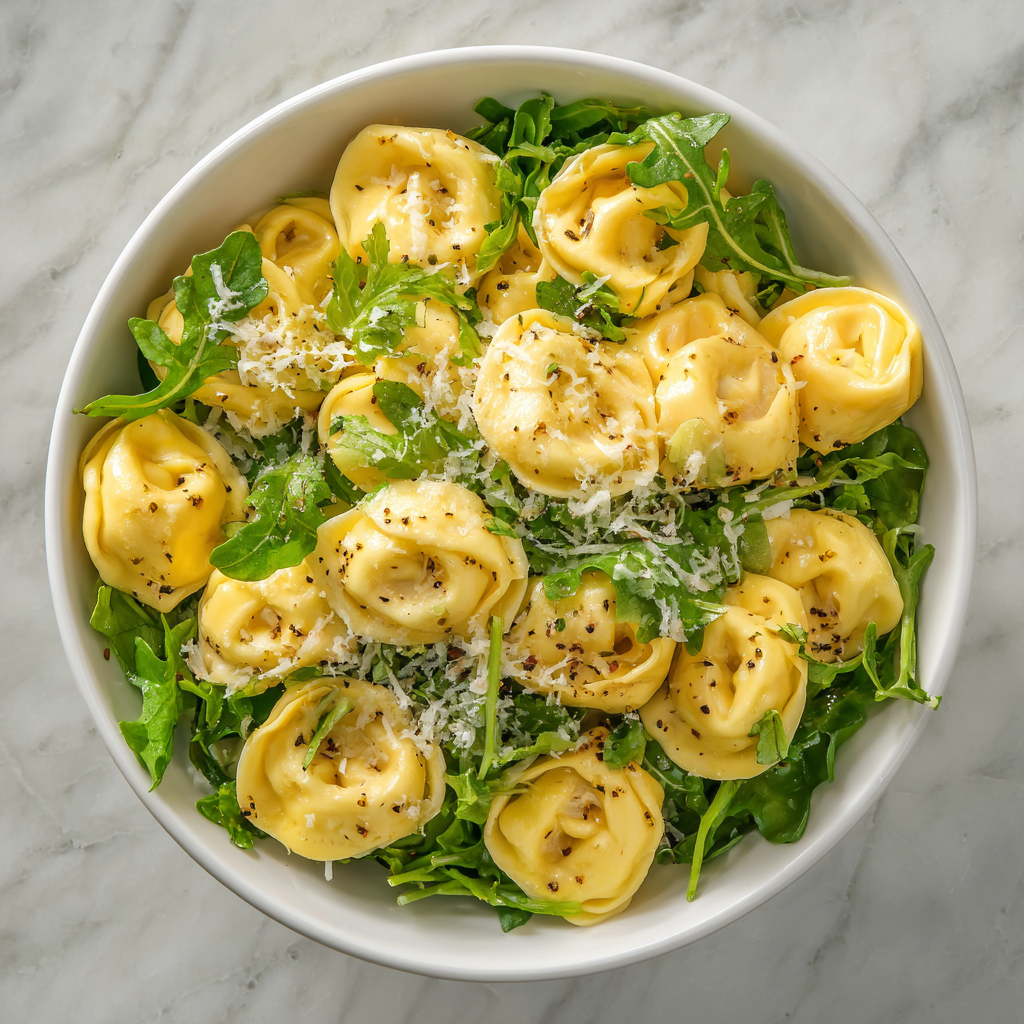 Spring Tortellini Salad with Asparagus, Peas, and Basil Recipe - Recipe Image
