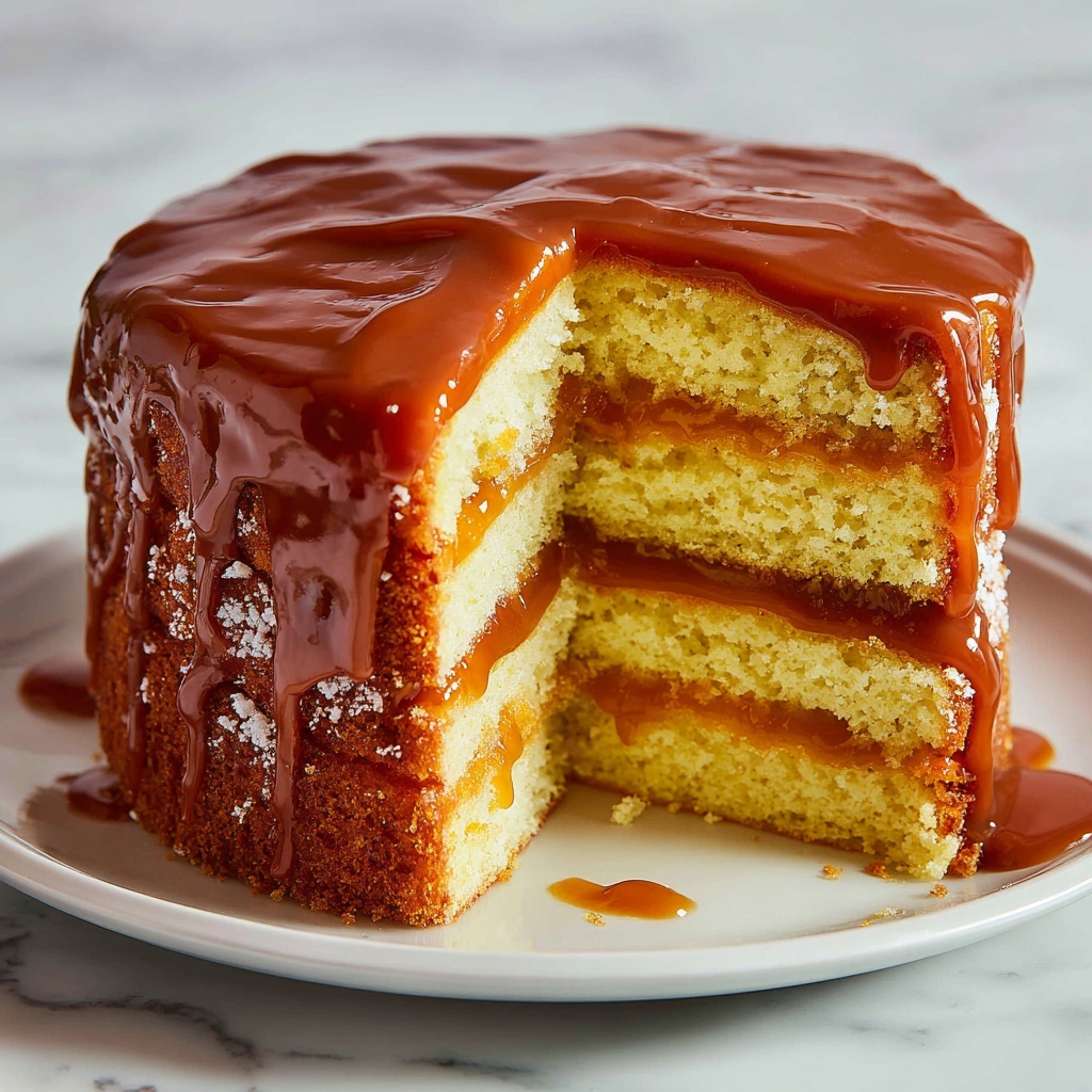 Classic Southern Caramel Cake Recipe - Recipe Image