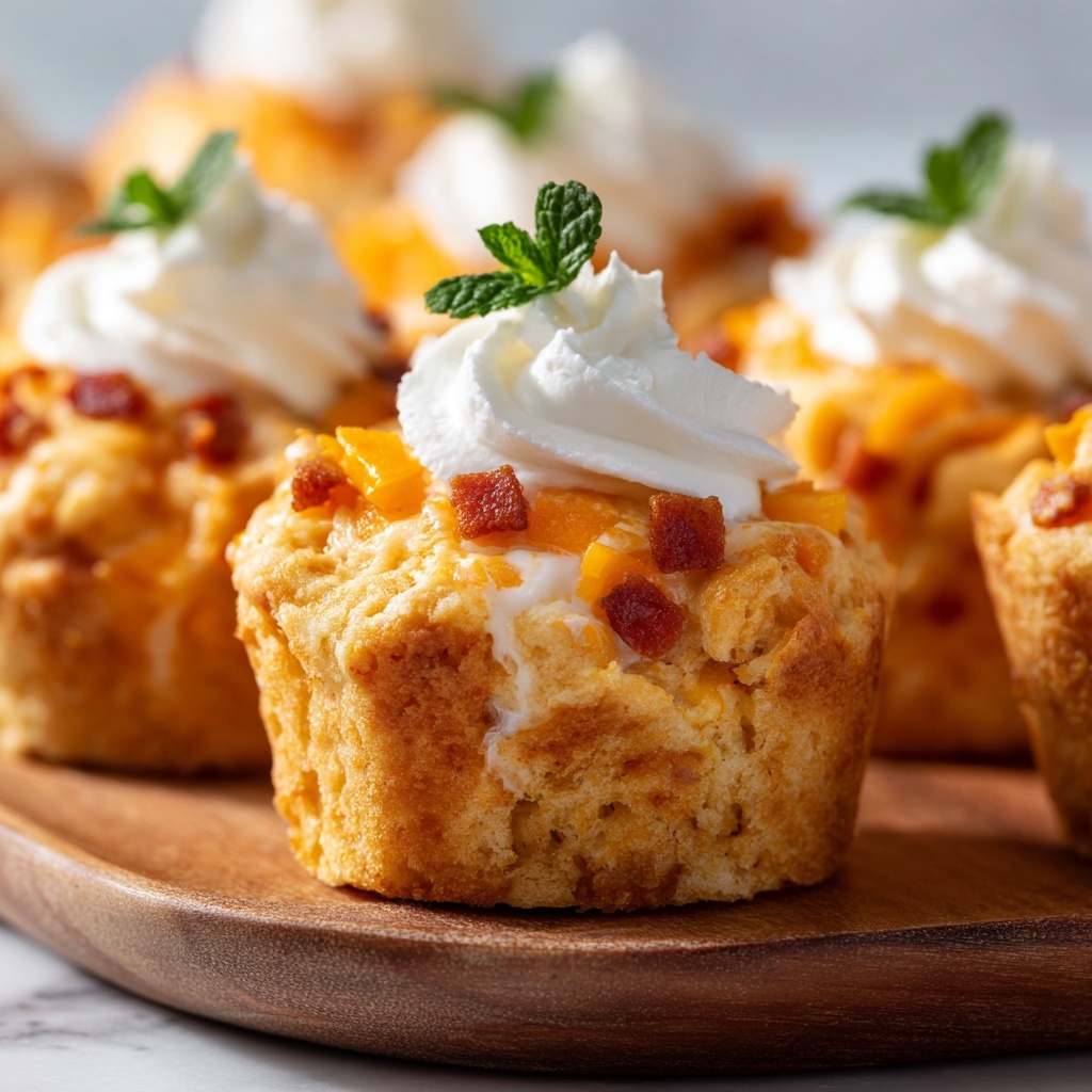 Honey Peach Cream Cheese Cupcakes Recipe - Recipe Image