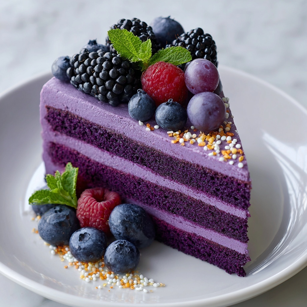 Purple Velvet Cake Recipe - Recipe Image