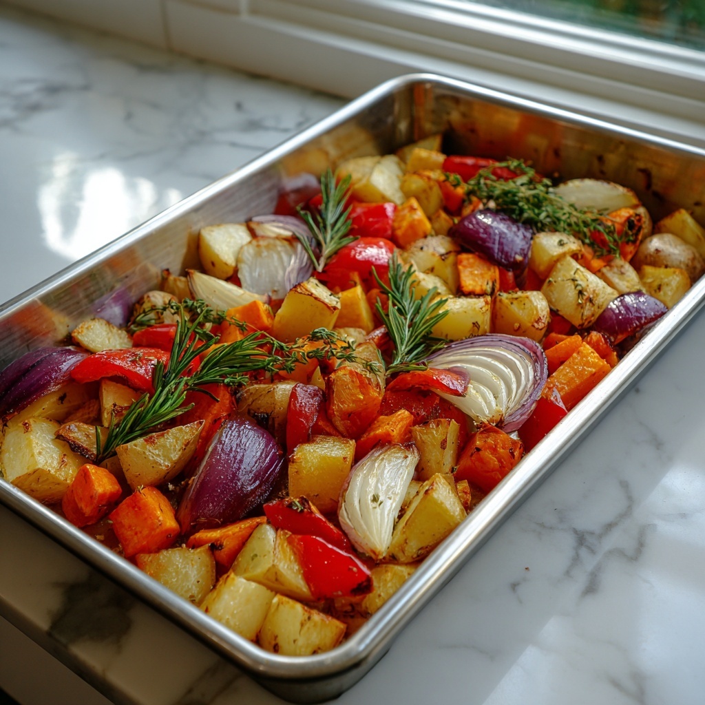 Hearty Sheet Pan Veggies Recipe - Recipe Image