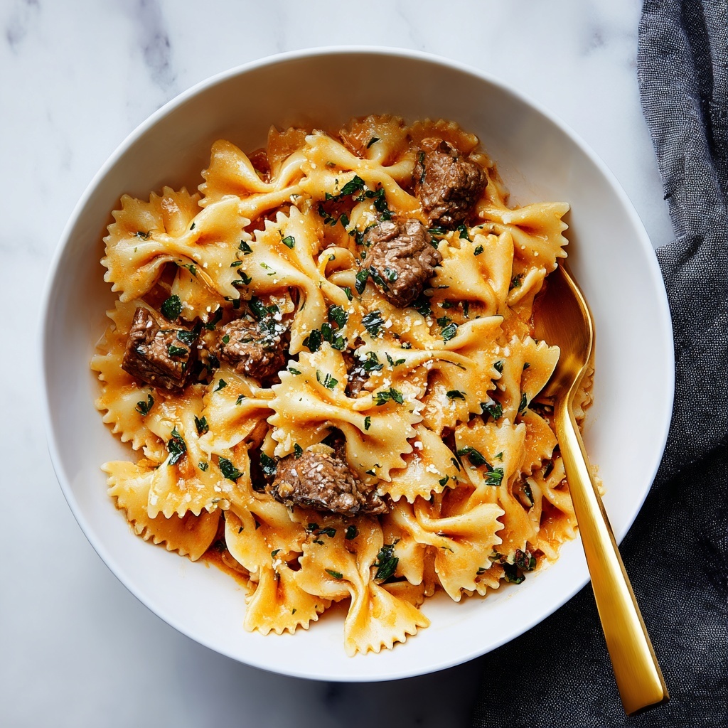 Creamy Ground Beef and Bowtie Pasta – The Ultimate Comfort Food Recipe - Recipe Image