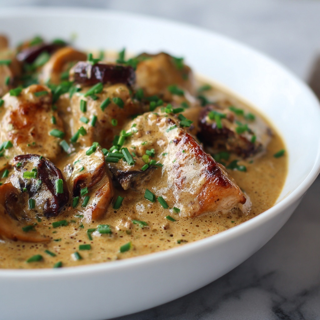 Creamy Beef Stroganoff with Egg Noodles Recipe - Recipe Image