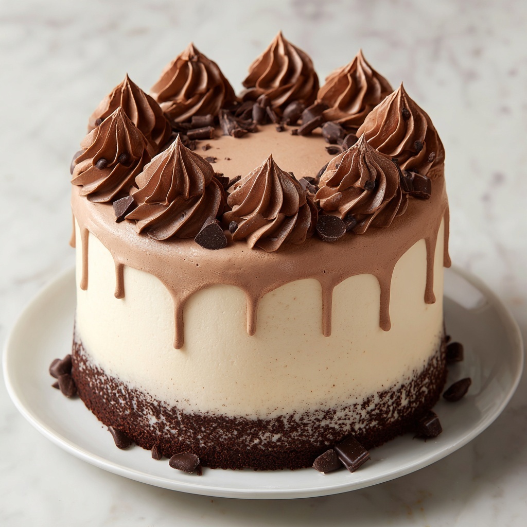 Espresso Infused Mocha Poke Cake Recipe - Recipe Image