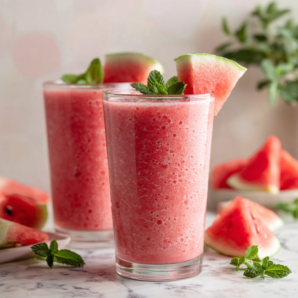 Watermelon Smoothie: The Ultimate Refreshing Summer Drink Recipe - Recipe Image