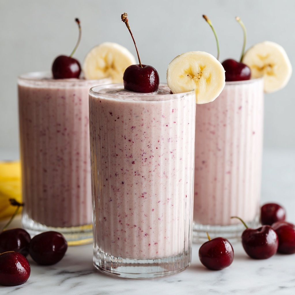 Cherry Banana Smoothie Recipe - Recipe Image