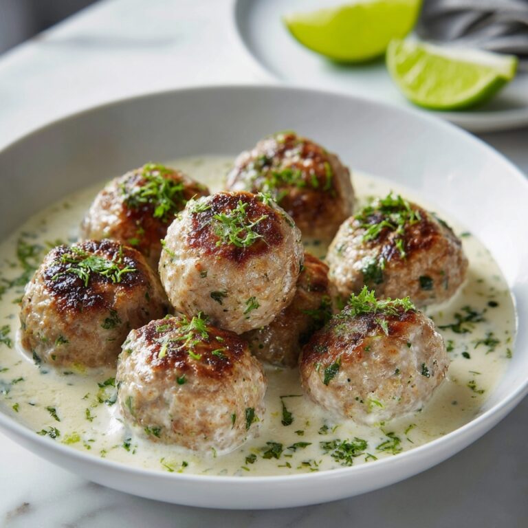 Greek Chicken Meatballs with Feta and Herbs Recipe