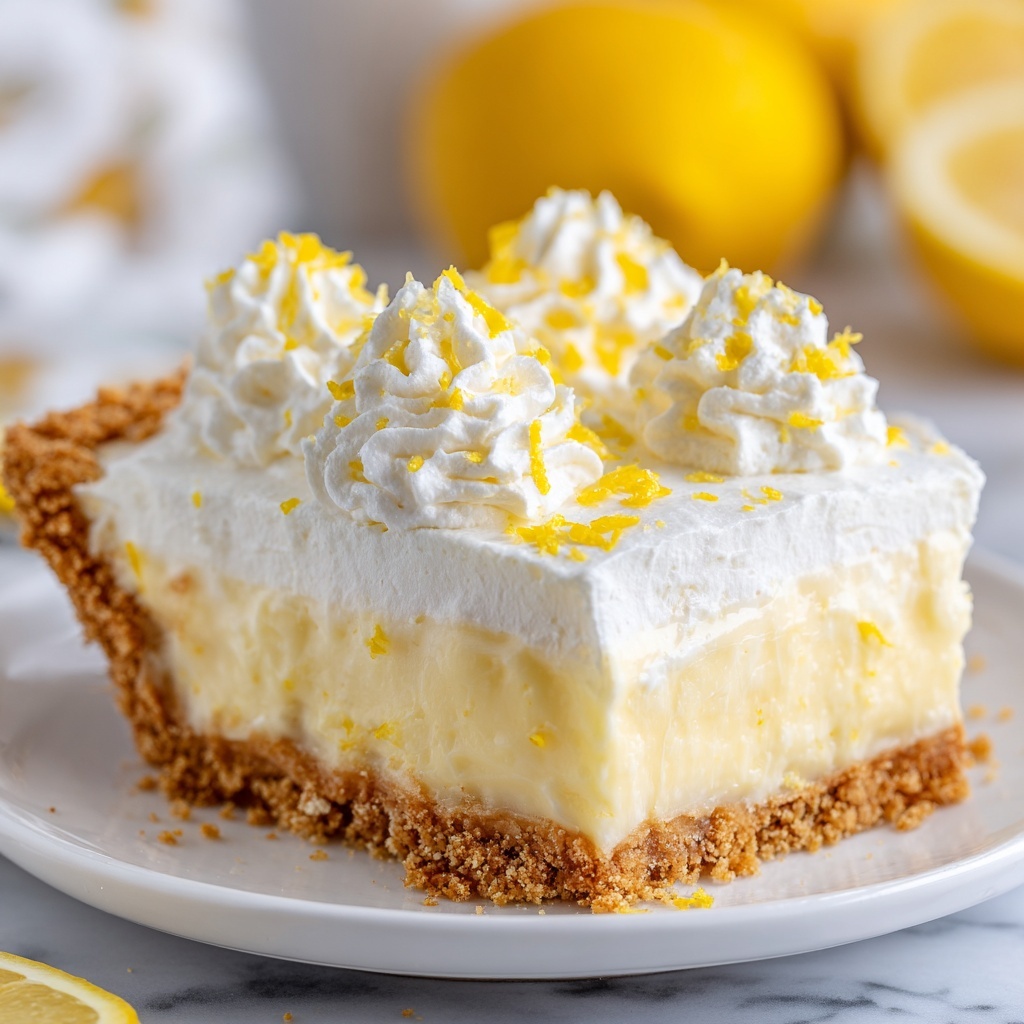 Lemon Cream Pie Bars Recipe - Recipe Image
