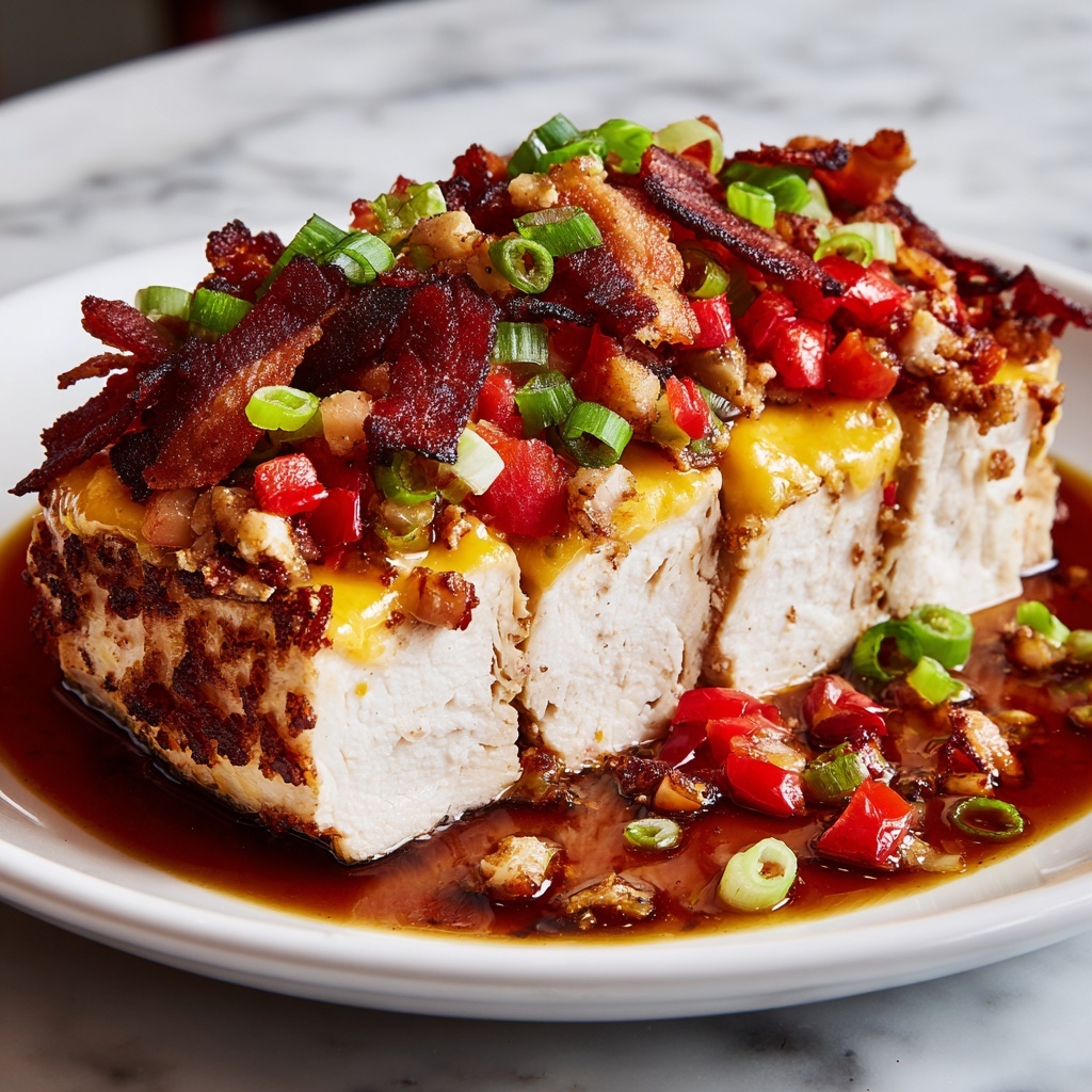 Monterey Chicken with Bacon, Barbecue Sauce, and Melted Monterey Jack Recipe - Recipe Image