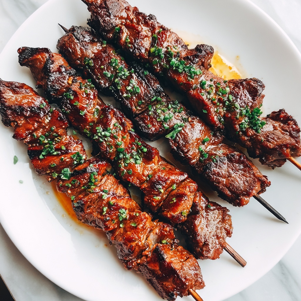 Greek Beef Souvlaki Recipe - Recipe Image