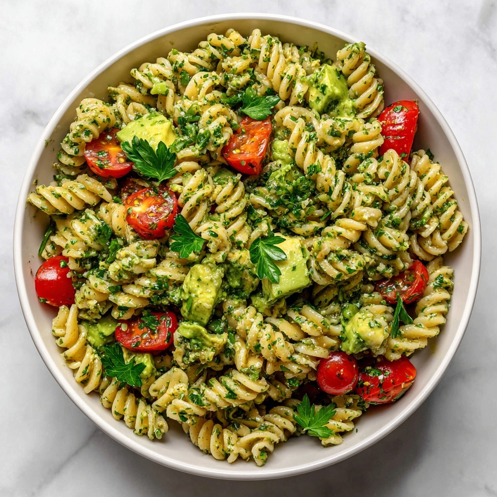 Avocado Pasta Salad Recipe - Recipe Image