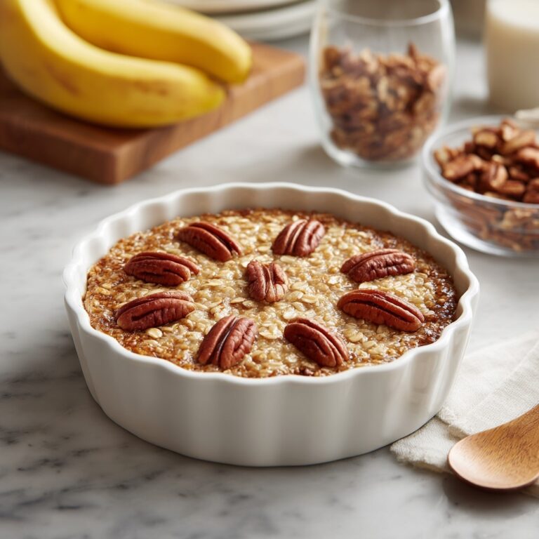 Pecan Pie Baked Oatmeal: Cozy & Healthy Breakfast Recipe