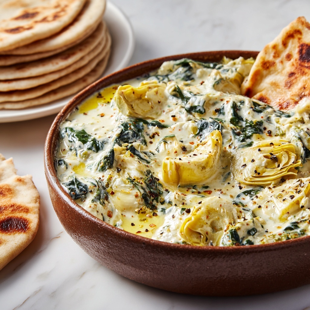 Creamy Spinach and Artichoke Dip Recipe - Recipe Image
