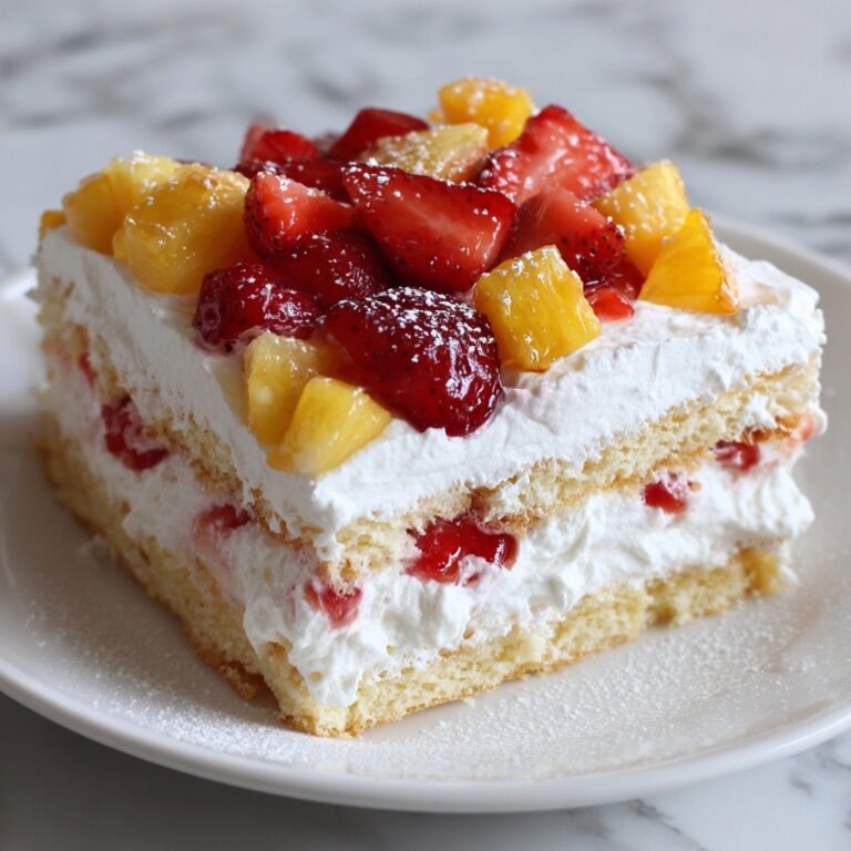 Tropical Strawberry Pineapple Shortcake Recipe
