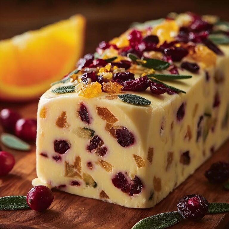 Orange Cranberry Cheese Log Recipe