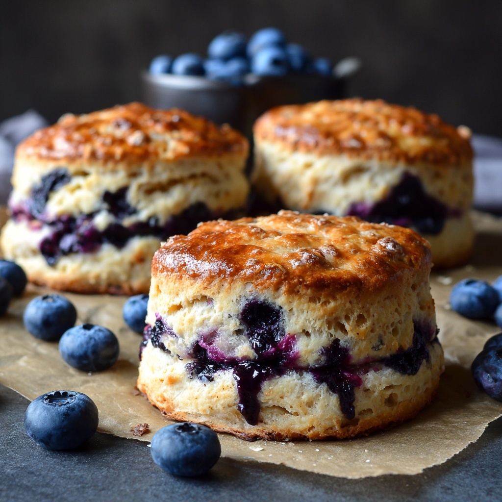Sweet Blueberry Biscuits Recipe - Recipe Image