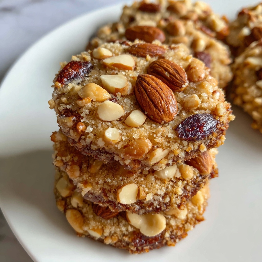 Easy No-Flour Nutty Cookies Recipe - Recipe Image