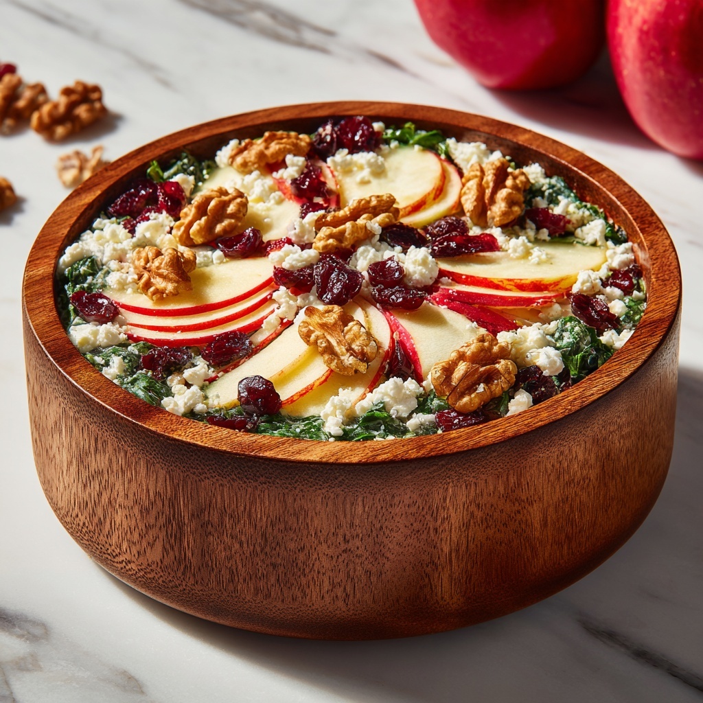 Apple Cranberry Walnut Salad Recipe - Recipe Image