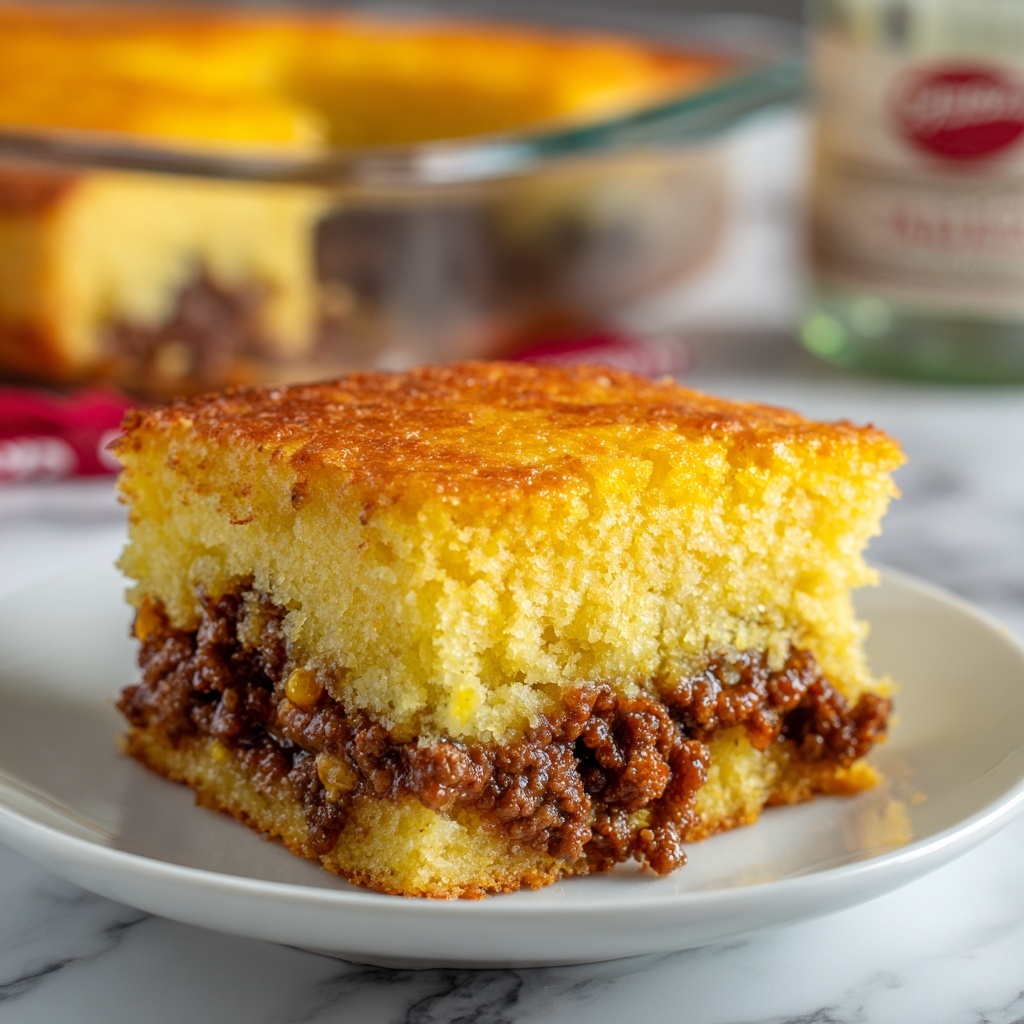 Sloppy Joe Cornbread Casserole Recipe - Recipe Image