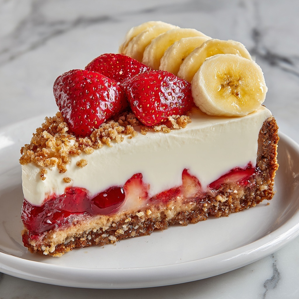 Strawberry Banana Cream Pie Recipe - Recipe Image