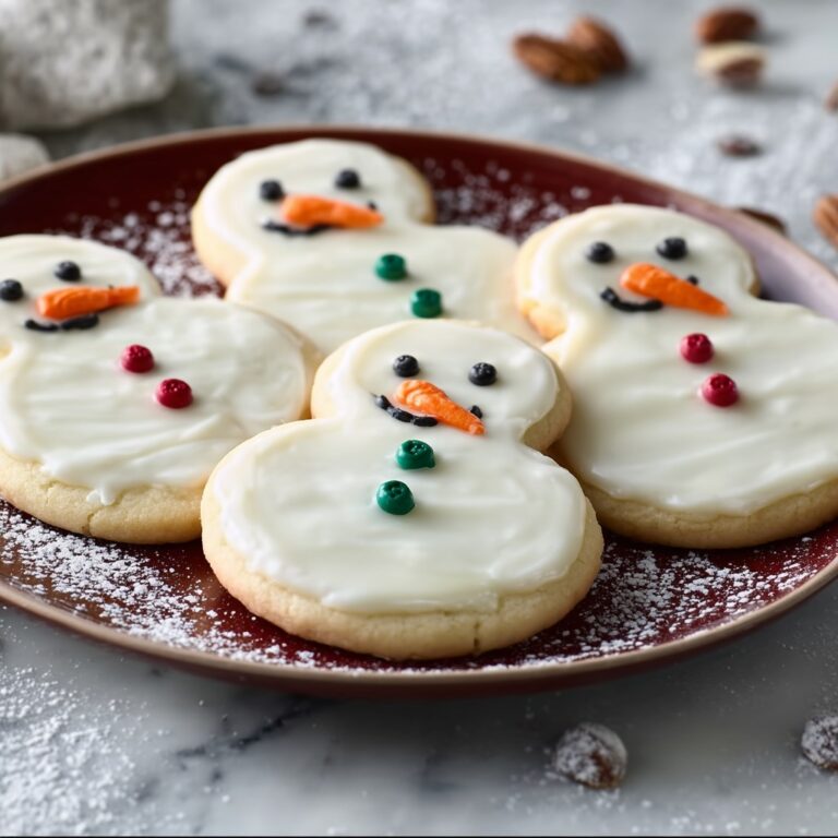 Melted Snowman Cookies Recipe