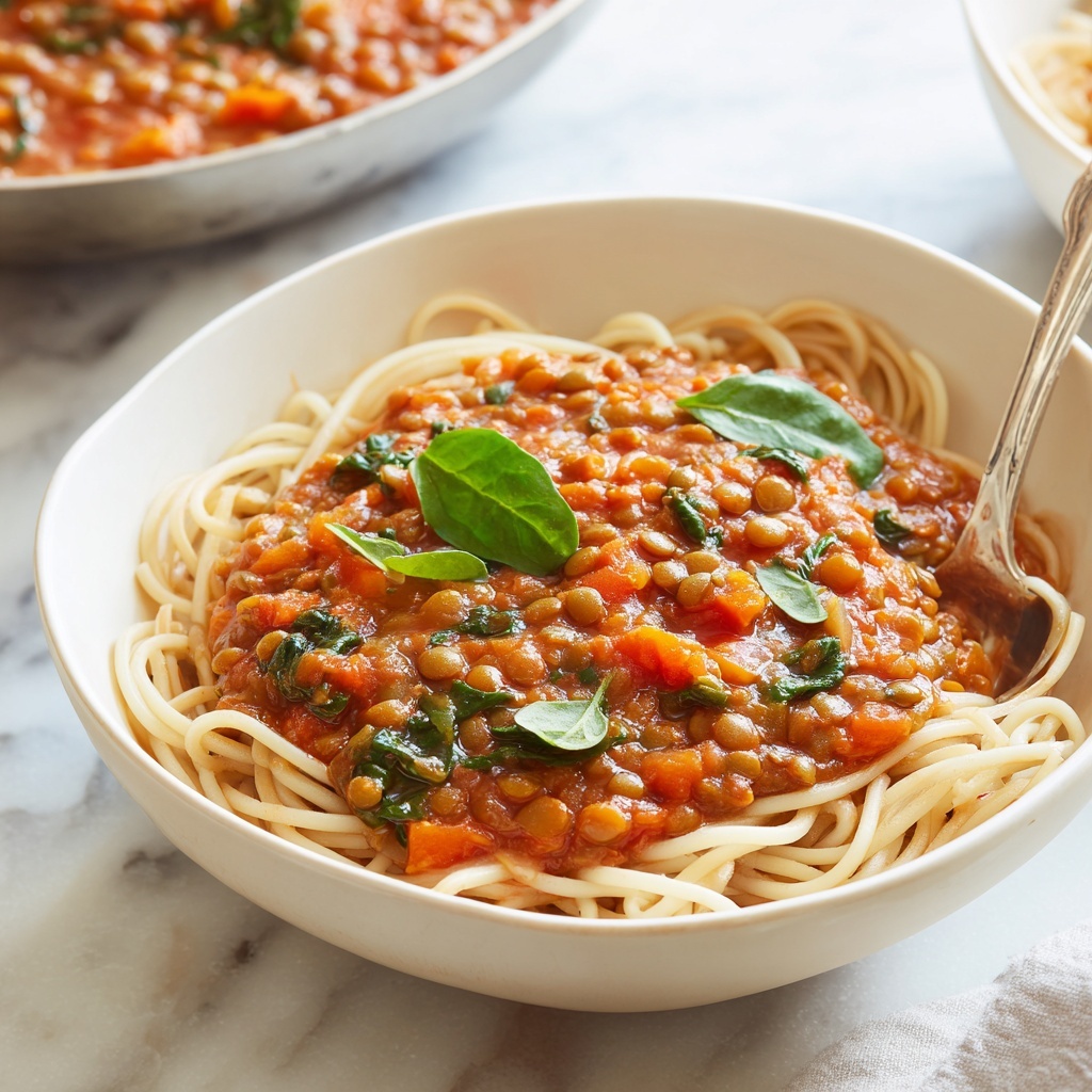 Red Lentil Pasta Sauce Recipe - Recipe Image