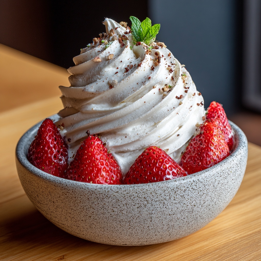 Strawberry Whipped Cream Recipe - Recipe Image